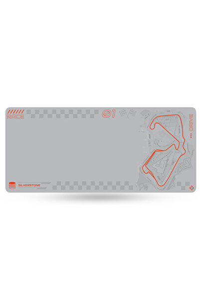 QwertyKey Deskmat Mousepad Formula Silver Circuit