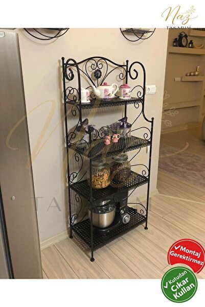 Ferforje Naz tasarım Naz Tasarım Ferforje 4 Katlı İnce Dantel Detaylı Çok Ama...