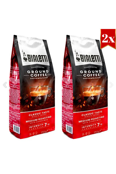 Bialetti 2 Adet Classico 250 Gr Öğütülmüş Kahve