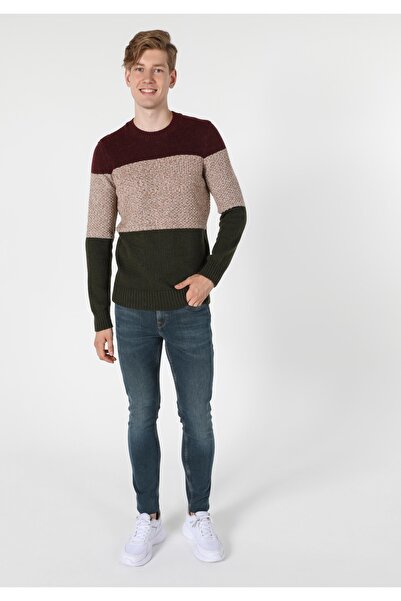 Colin's Regular Fit Round Neck Men's Multicolor Sweater