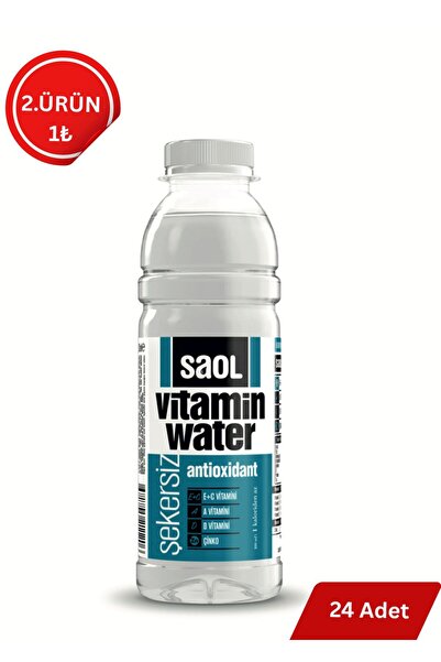 saol vitamin water Antioxidant Vitaminli Su – Şekersiz 500ml - 24 Adet
