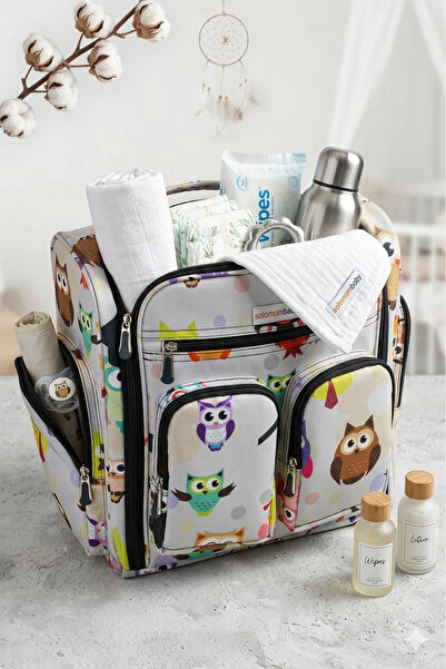 SolomomBaby Çok Amaçlı Anne Bebek Bakım Çantası
