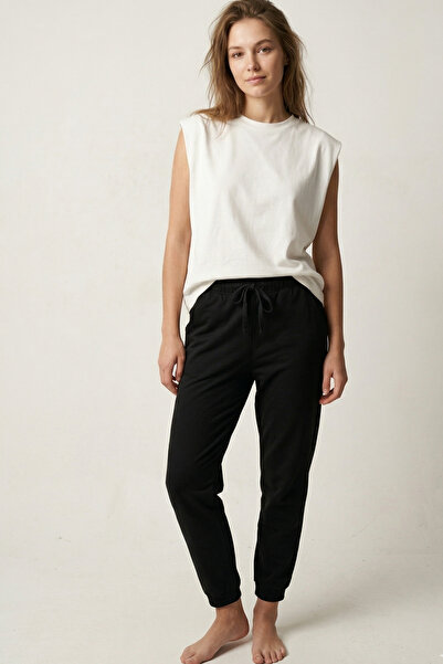 Elemge 100% βαμβακερό, συμπιεσμένο χτενισμένο βαμβάκι, γυναικεία πιτζάμα με τ...