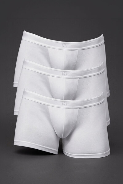 Doreanse Erkek Pamuklu Çok Renkli 3'lü Boxer 1742