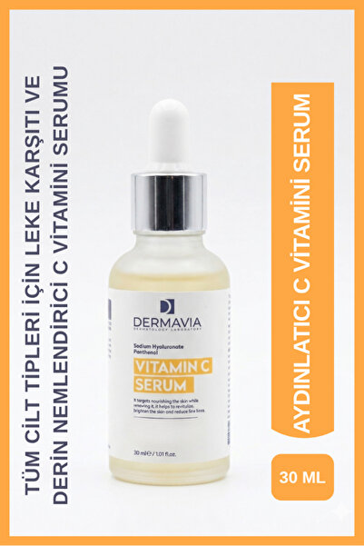 Dermavia Brightening Anti-Blemish Vitamin C Serum 30 Ml Shiny Durable Appearance