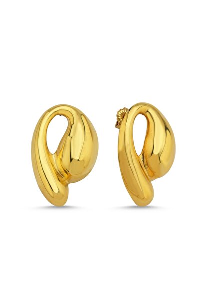 LİNYA JEWELLERY Tina Büyük Midye Küpe