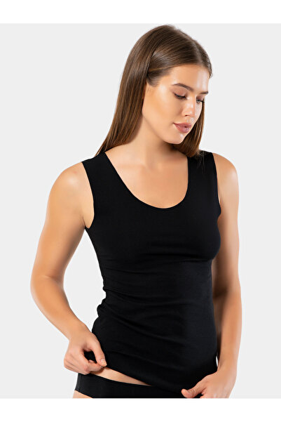 TÜREN Türen Γυναικείο Βαμβακερό εσώρουχο κομμένο με λέιζερ 906/Μαύρο