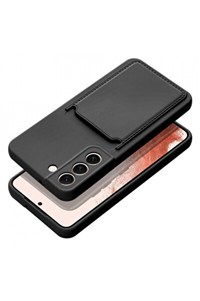 SKYDDAR INNOVATION Samsung Glaxy A55 5G silicon card holder case, Cards - Black