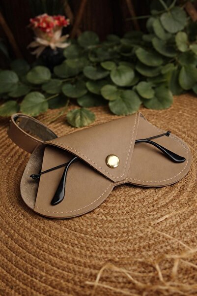 Hanging Glasses Case Heart Model ( Mink )