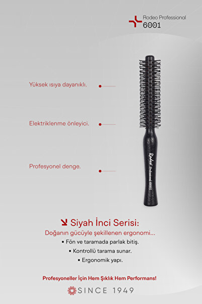 RODEO فرشاة شعر احترافية موديل 6001