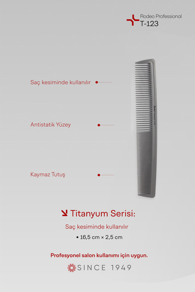 RODEO Antistatik Kesim Tarağı T-123