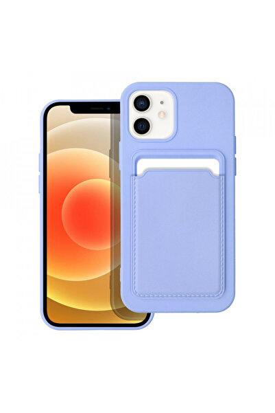 SKYDDAR INNOVATION Case for IPhone 12 / 12 Pro silicone, Cards - Purple