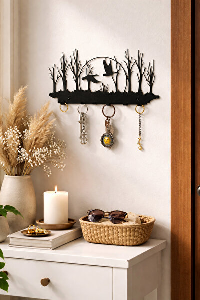 Rustic Edge METAL MALZEME KAPI YANI ANAHTARLIK UÇAN KAZLAR