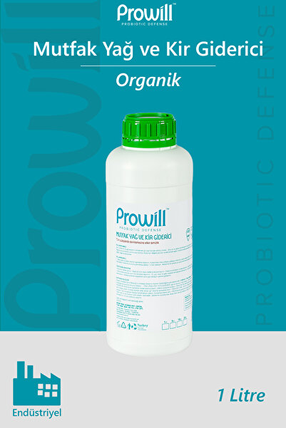 PROWİLL Organik Endüstriyel Mutfak Yağ Ve Kir Giderici Sprey Ağır Kimyasal Içermez 1 Litre