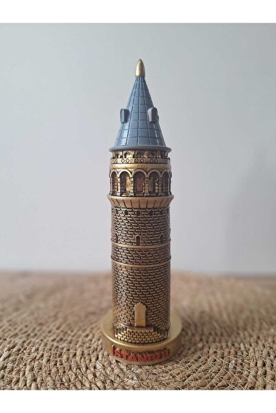 Hediye Seviyorum Galata Kulesi Altın 23 cm