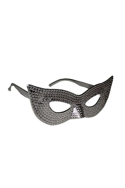 partidolu نظارات حفلات بلاستيكية بدون قطرات زجاجية لون فضي قطعة واحدة Hallowr...