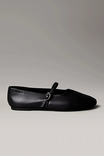 Calvin Klein Kadın Oblique Ballerina Mj Lth Hdw Ayakkabı HW0HW02847BEH