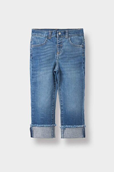 DeFacto Straight Fit Düz Paça Jean Pantolon Kız Bebek D1534A524AU