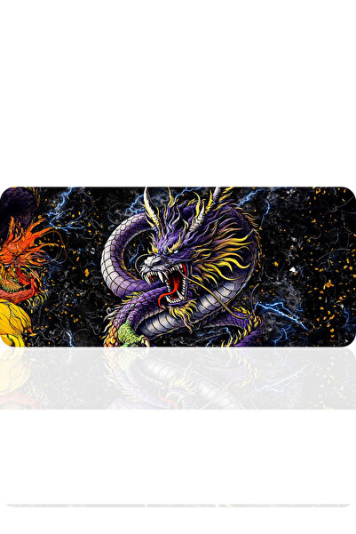 BLS Ejderin Ruhu Ateş | 90x40 Grand Master Lazer Kesim Büyük Oyuncu Mousepad ...
