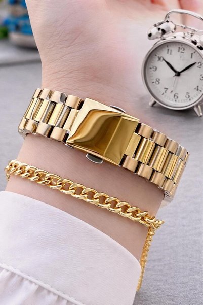 Ferrucci Steel Cord Blackening Color Does Not Throw 2 Years Guarantee Women Wrist Watch+Bracelet F.03546.02