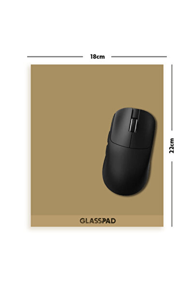 GlassPad Cam Mouse Pad - Starlight - Premium Temperli Cam - 18x22 Cm [S]