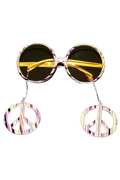 Pandoli نظارات حفلات السلام باريس باريس باللون الوردي والأبيض