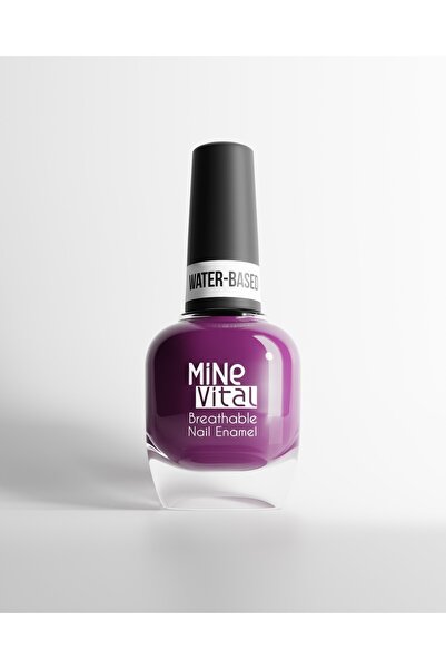 Minevital Su Bazlı Nefes Alan Oje Royal Purple