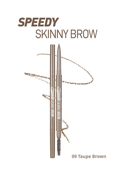 PERIPERA قلم حواجب ذو طرف رفيع للغاية ذو مظهر طبيعي PERIPERA Speedy Skinny Br...