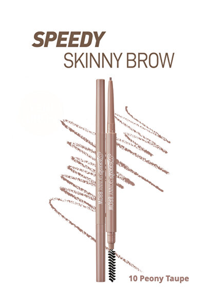 PERIPERA Ultra Fine Tip, Natural Look Eyebrow Pencil Speedy Skinny Brow (10 P...