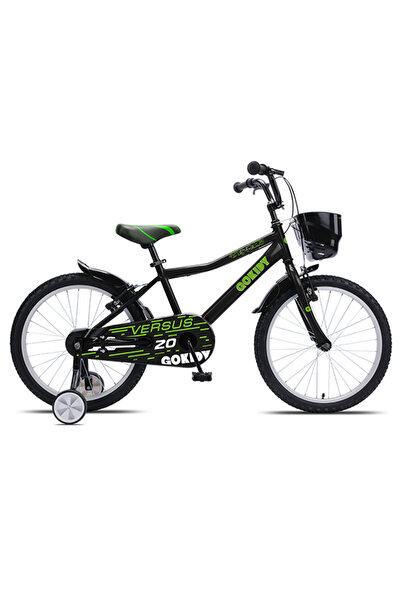 Gokidy Versus 20" Siyah-Yeşil Çocuk Bisikleti