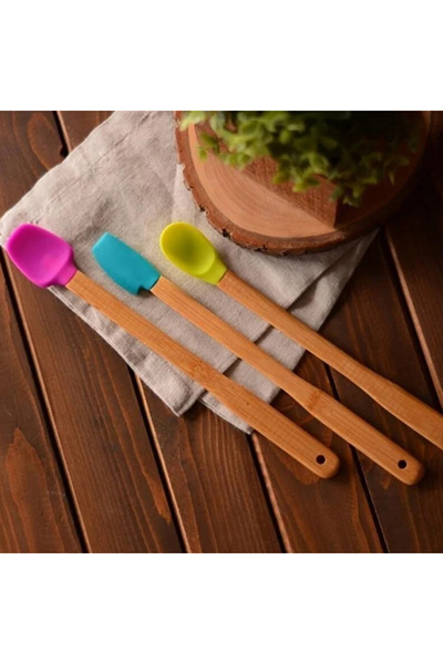 Bambum Zolly 3'lü Spatula Seti - 30x3 Cm