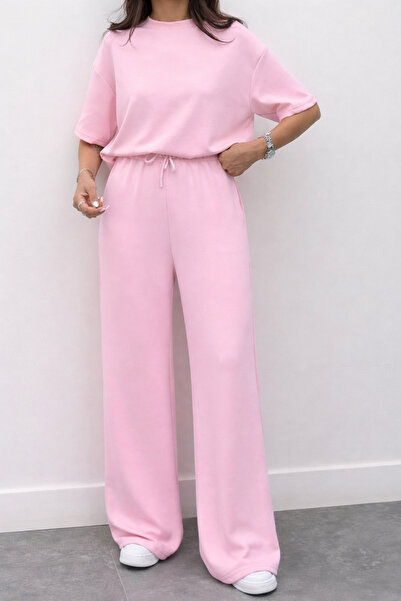 Mogi Butik Γυναικείο Modal υφασμάτινο κοντομάνικο αθλητικό σετ 3081