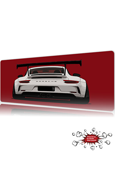 urzuva Araba Modelleri Red Velocity Gaming Oyuncu XL Mouse Pad Mousepad 90X40...
