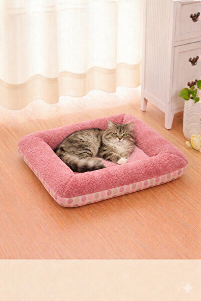 Beta 2 adet 60/50 cm kedi ve köpek minderi box yatağı
