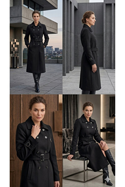 ESİN GİYİM Araboy soft cashmere kaban kadın kış koleksiyonu