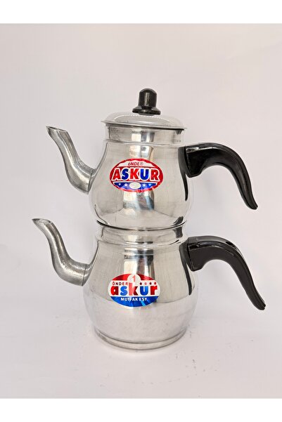RUKEN Geleneksel Lezzet | %100 Alüminyum Klasik Model Çaydanlık Takımı | NO:1