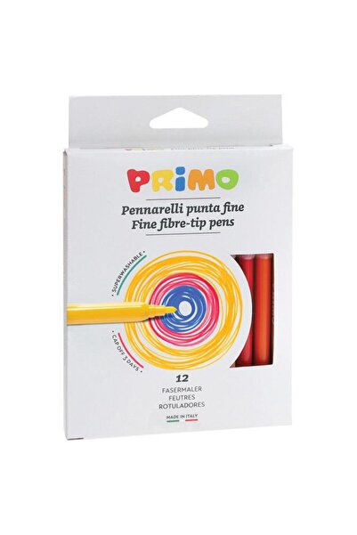 Primo PRİMO İNCE UÇLU YIKANABİLİR KEÇELİ KALEM 12 RENK