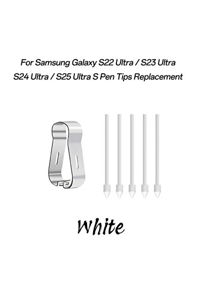 Choice4 White Pen Nibs Replacement Tip Nib For S22 Ultra / S23 Ultra / S24 Ul...