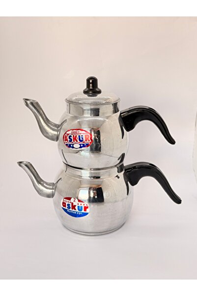 RUKEN Modern Tasarım | Yuvarlak Hatlı Küre Model Alüminyum Çaydanlık Takımı |...