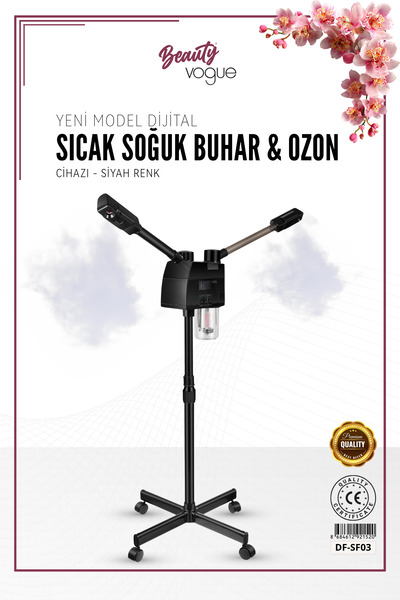 Beauty Vogue Çift Başlıklı Sıcak & Soğuk Buhar Ve Ozon Makinesi Ozonlu Soğuk ...