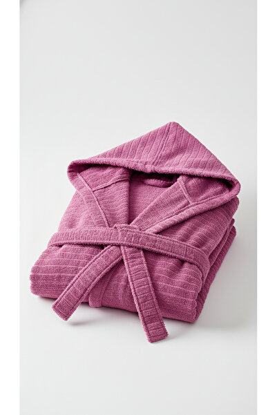 Rebeka Home Collection Halat de baie cu glugă din prune Nature