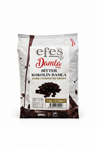 Efes BİTTER KOKOLİN DAMLA 1KG.