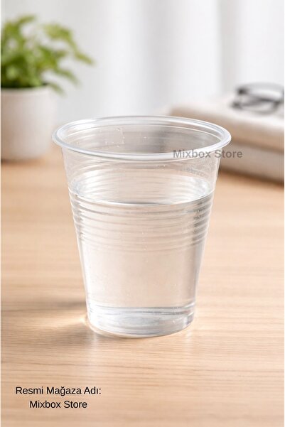 Mix Şeffaf-Tek kullanımlık-Plastik Bardak-1 Adet