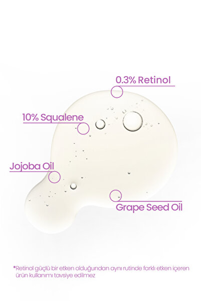 Cosmogenesis Labs Retinol Serum 30ml - %0.3 Retinol İçeren İnce Kırışıklık Karşıtı Sıkılaştırıcı Vegan (%10 SKUALEN)