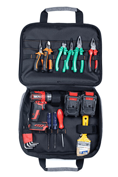 Probag Electronic Tool Bag m |   19 Compartments |   Water Resistant |   Meta...