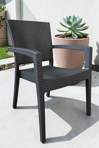 nar sokağı Karizma Rattan Kollu Sandalye Koltuk