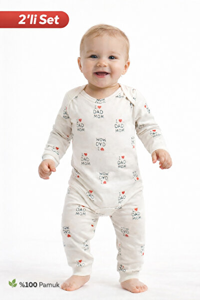 BABİDO Bebek 3'lü Set %100 Pamuk Çıtçıtlı Body ve Alt Yenidoğan Unisex Bebek ...