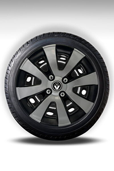 FRWY Renault Araçlar İçin Universal 15" inç 4 Adet 1 Takım Jant Kapağı ( Symb...