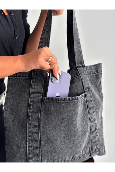 PASSTELL Women's Shoulder Strap Denim/Jean Bag