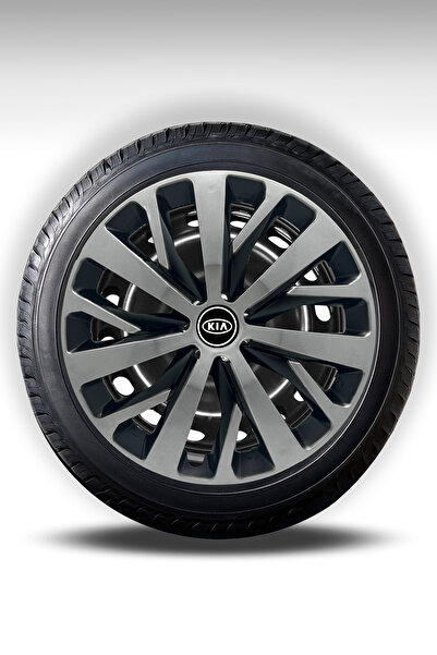 FRWY Kia Araçlar İçin Universal 15" inç 4 Adet 1 Takım Jant Kapağı ( Rio Cera...